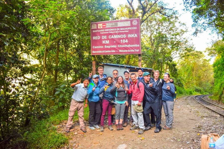 2-Day Inca Trail Hike to Machu Picchu & Panoramic Train - Wiñay Wayna: terraces above the trail