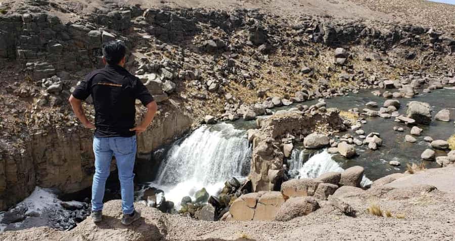 Adventure Day in Arequipa: Pillones Waterfall + Rock Forest - Pampa de Arrieros, a railway gateway turned ghost town