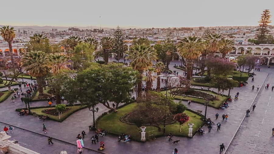 Arequipa: City and Countryside Panoramic Bus Tour - Paucarpata terraces and the ride back