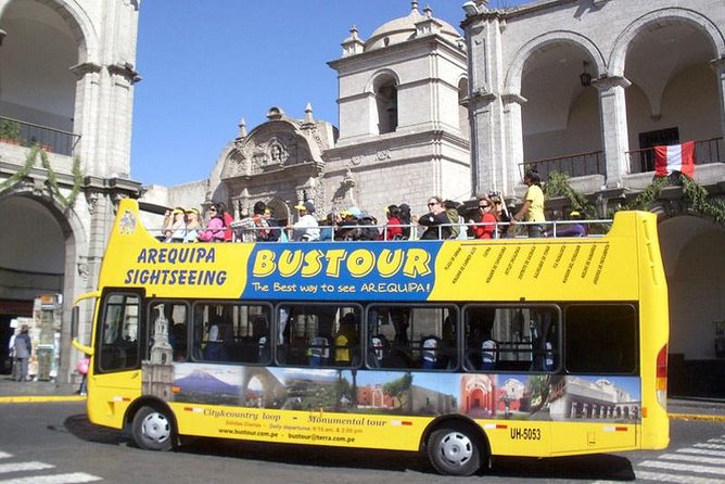 Arequipa Panoramic bus tour - Key points to know before you book