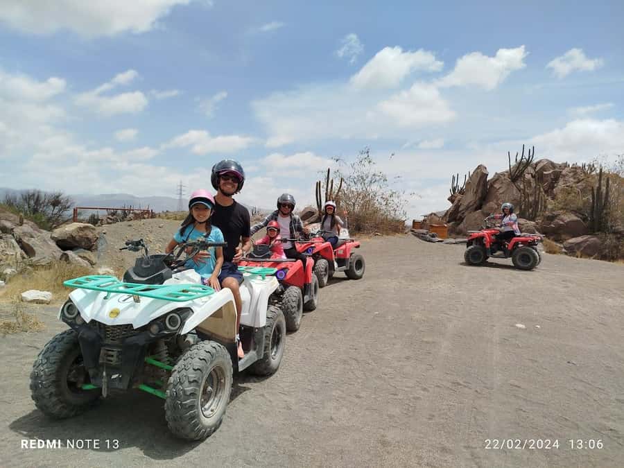 Arequipa: Quad Tour in Chilina Valley spectacular - Getting ready for the ATV ride in Chilina