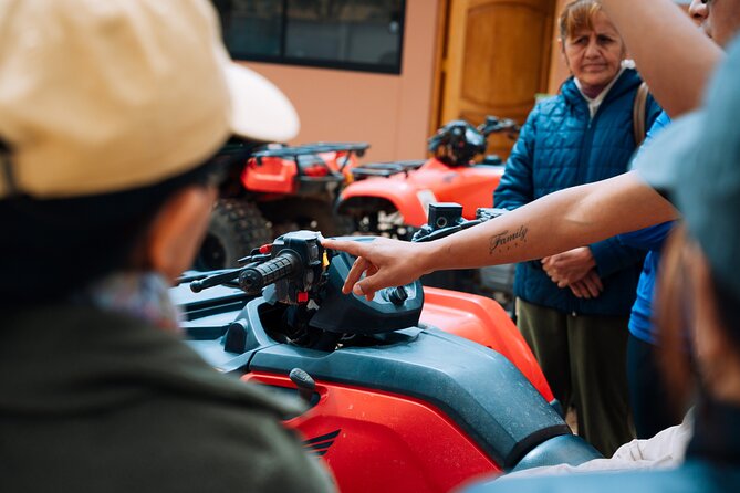 ATV Adventure to Moray and Maras Salt Mines – Half Day - Getting ready at Cruzpata