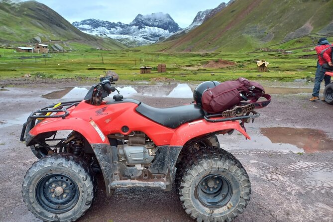 ATV adventure to Rainbow Mountain unique landscapes - The 35-minute walk to 5,038 meters