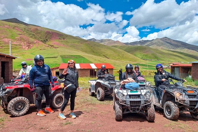 ATV adventure to Rainbow Mountain unique landscapes - Lunch at Cusipata and the long ride home