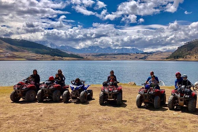 ATV Quad Bikes in the Sacred Valley to Moray and Salt Mines - Crossing Maras village to the salt mines