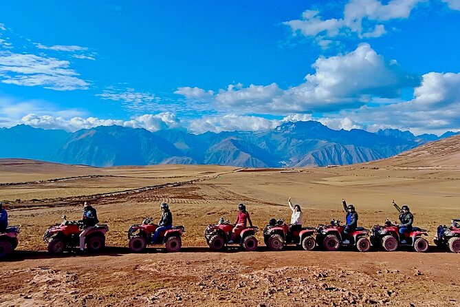 ATV Quad Bikes Tour to Rainbow Mountain - Riding through the high Andes