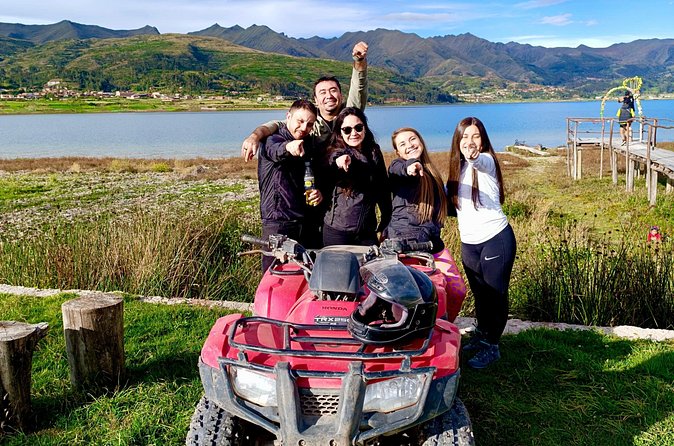 ATV Quad Bikes Tour to Rainbow Mountain - The short walk to Rainbow Mountain
