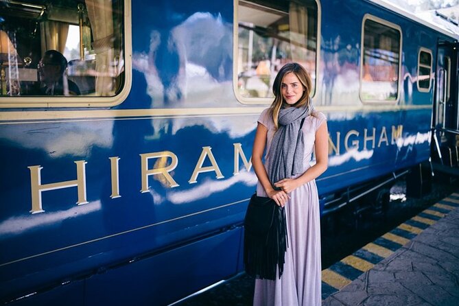 Belmond Hiram Bingham Train to Machupicchu - Full Day - Arriving at Machu Picchu with a guided plan