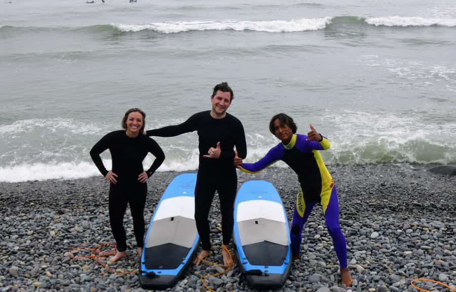Budget Friendly Surf Class - All Equipment Included - Why Makaha Beach works for a first surf lesson