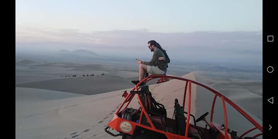 CITY TOUR ICA-HUACACHINA+BUGGIES IN PRIVATE CAR FROM PARACAS - Leaving Paracas in a private car