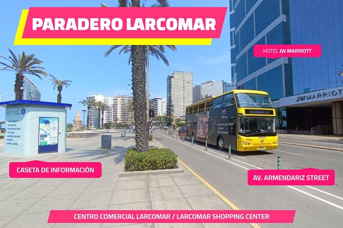 City Tour Panoramic Bus Departure From Larcomar - The walk through Plaza San Martín and central Lima