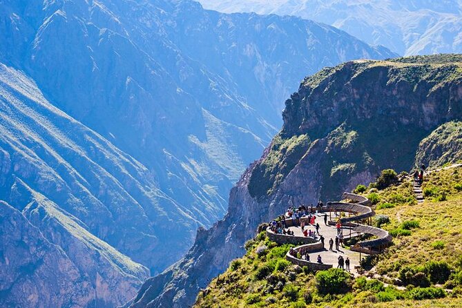 Colca Canyon 2 days from Arequipa with final transfer to Puno - Day one: volcanoes, camelids, and Chivay