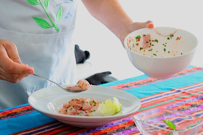 Cook an Authentic Ceviche And Peruvian Pisco Sour! - Preparing ceviche with the chef