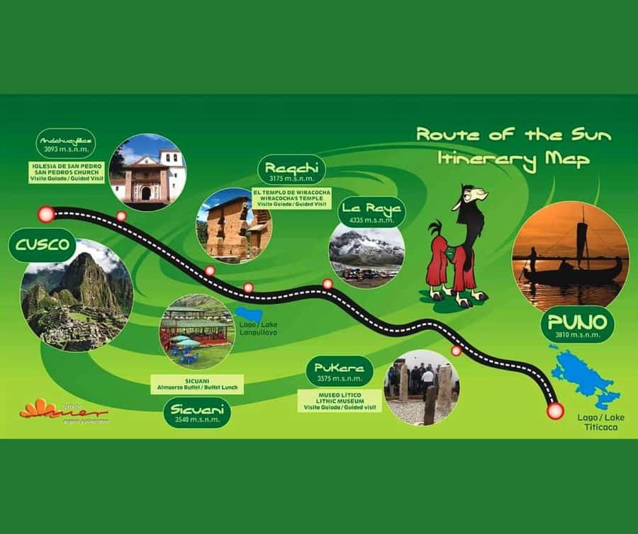Cusco: Bus Turistico Puno Cusco con Tour y Buffet - Raqchi and the temple of Wiracocha