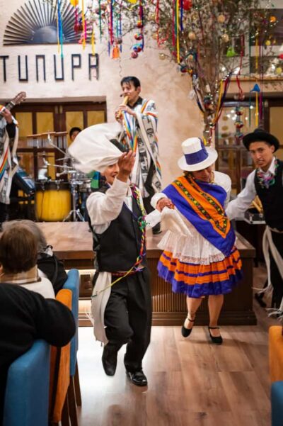 Folkloric Andean Show & 3-Course Dinner at Tunupa
