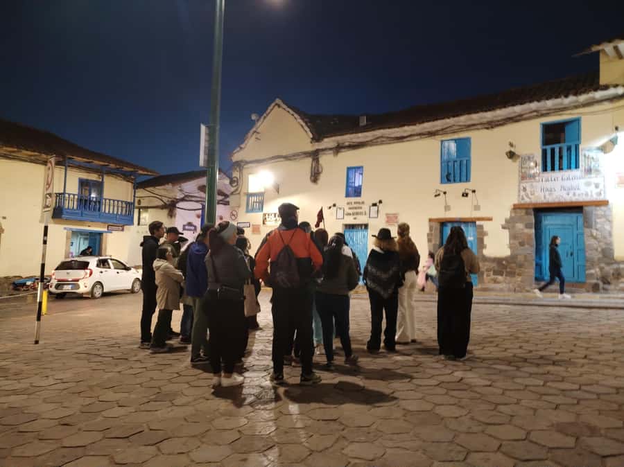Cusco: Historic Walking Tour & Scenic Views with local drink - The colonial aqueduct beside Inca foundations