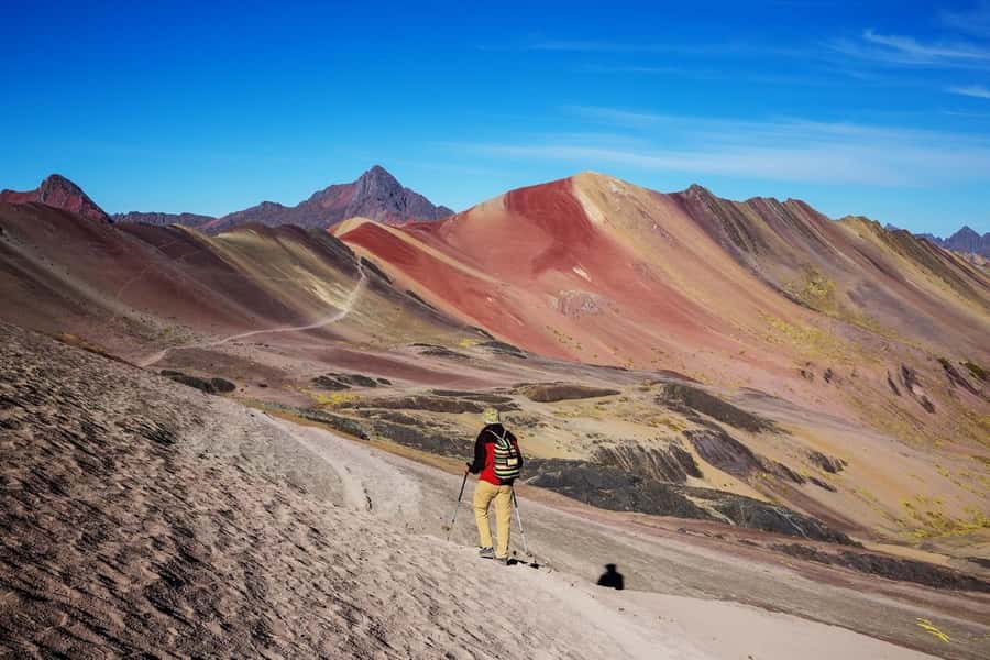 Cusco : Palcoyo - Rainbow Mountain Hidden Sister - A 30-minute climb to the Stone Forest and colored peaks