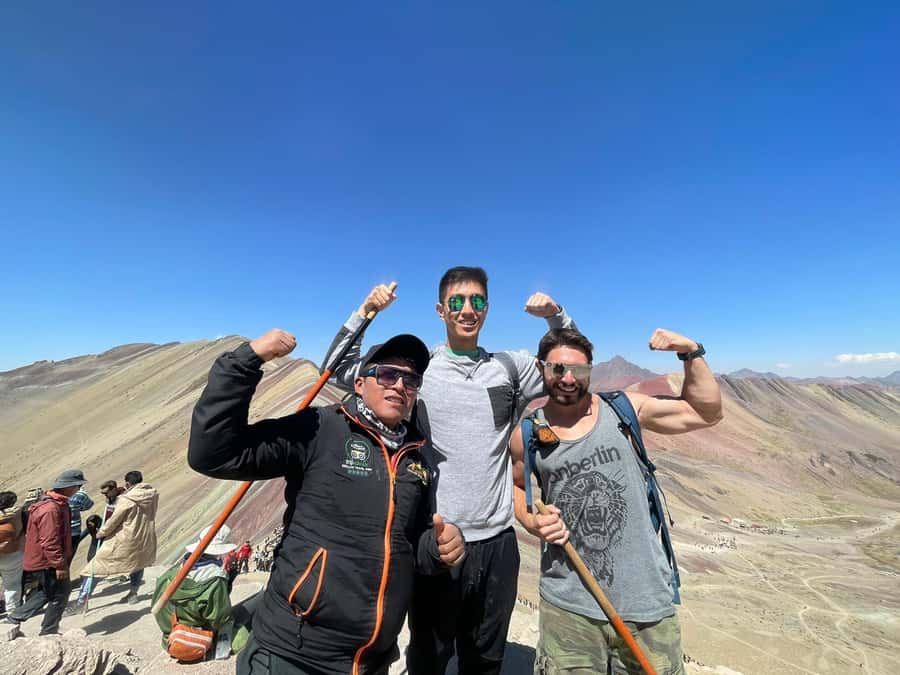 Cusco: Rainbow Mountain Day Trip and Red Valley (Optional) - The parking area and one-hour hike to the summit