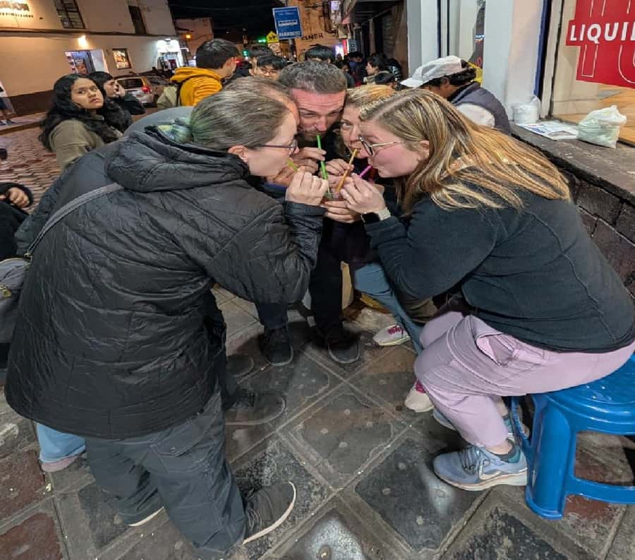 Cusco street food tour - Night views give the walk extra value