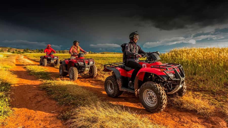 Cusco: Zipline + ATV's | Salt Mines of Maras and Moray | - Four cables above the valley