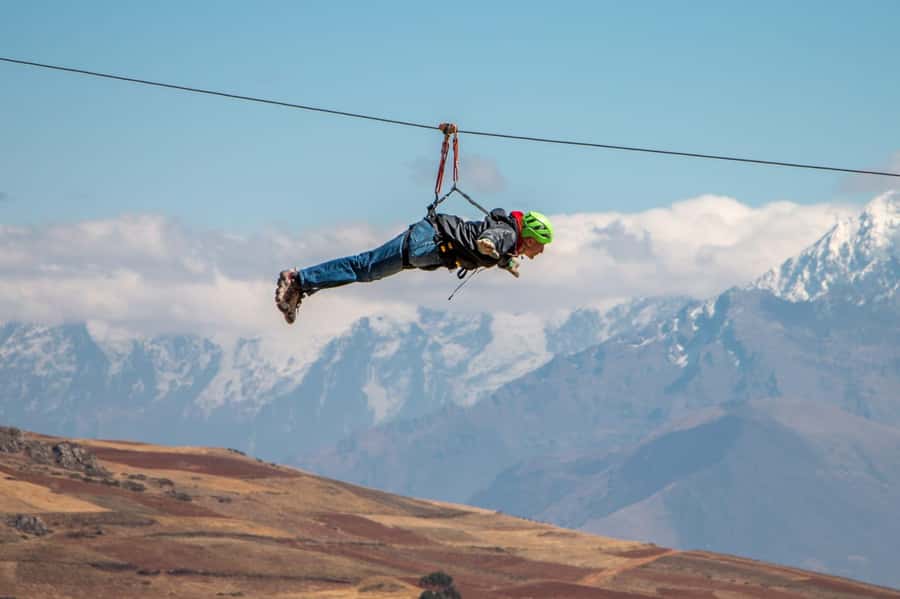 Cusco: Zipline in the Sacred Valley - Cable Two: the fastest ride of the morning or afternoon