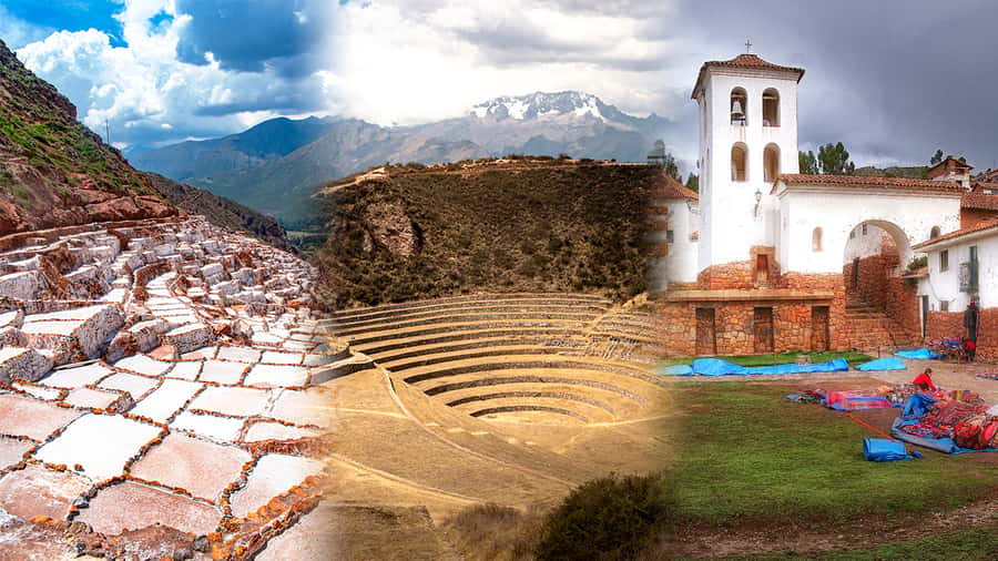 Desde Cusco: Moray Salinas de Maras y Tejedores de Chinchero - Moray’s circular terraces and Inca agricultural planning