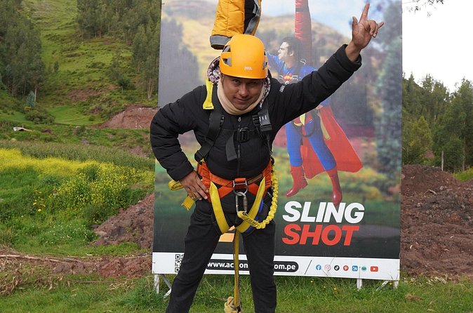 Double Adrenaline Bungee and Slingshot Combo - The Superman slingshot reaches 130 meters