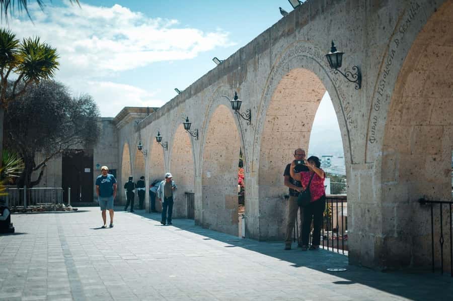 Exclusive Arequipa Ruta del Sillar Tour with Pickup - Yanahuara: arches, alleys, and volcano views
