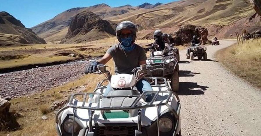 Excursion to Rainbow Mountain in ATV. - The return to Cusco around 5:00 p.m.