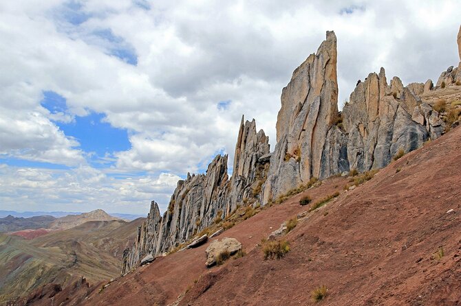 Excursion to Rainbow Mountain Palcoyo with Coca Ceremony Private - The uphill walk to Palccoyo Pass