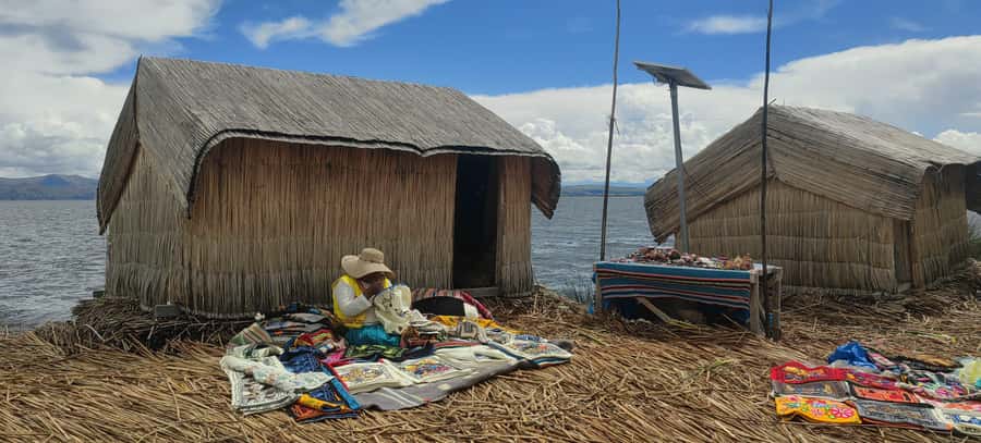 Floating Islands of the Uros - Arriving at the Floating Islands