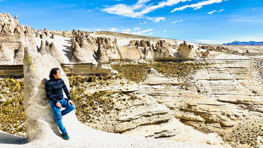 From Arequipa: Pillones Waterfall and Stone Forest Day Trip - Pampa de Arrieros and the old railway station