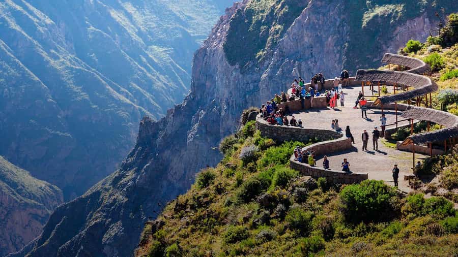 From Arequipa: Tour Colca Canyon 2 Days with End in Puno - 7:30 a.m. pickup and the road out of Arequipa
