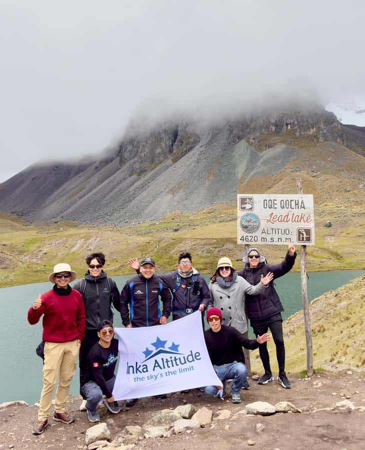 From Cusco: 7 Lakes Ausangate Trek with Breakfast and Lunch - Walking toward the first Ausangate lake