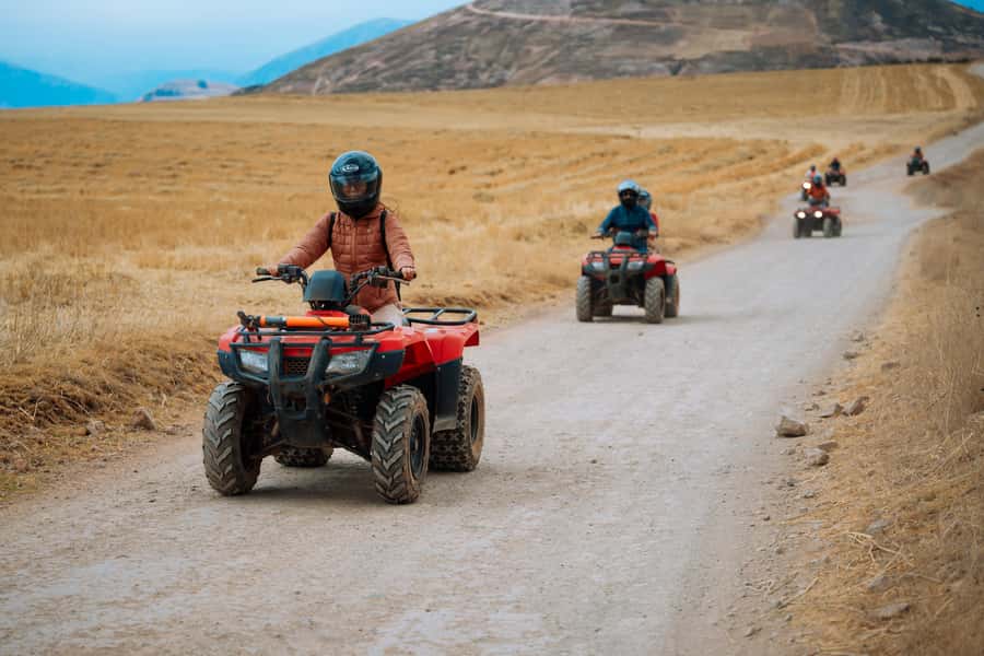 From Cusco: ATV Adventure to Moray & Maras Salt Mines - Maras and the salt pools that catch the sun