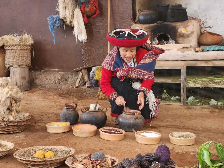 From Cusco: Chinchero, Moray, Maras, Ollantaytambo and Pisaq - Moray’s circular terraces make agriculture visible