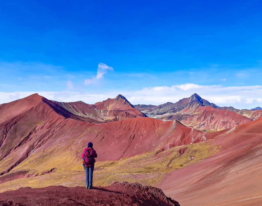 From Cusco: Full Day Rainbow Mountain + Red Valley | PRIVATE - The descent and the long ride home