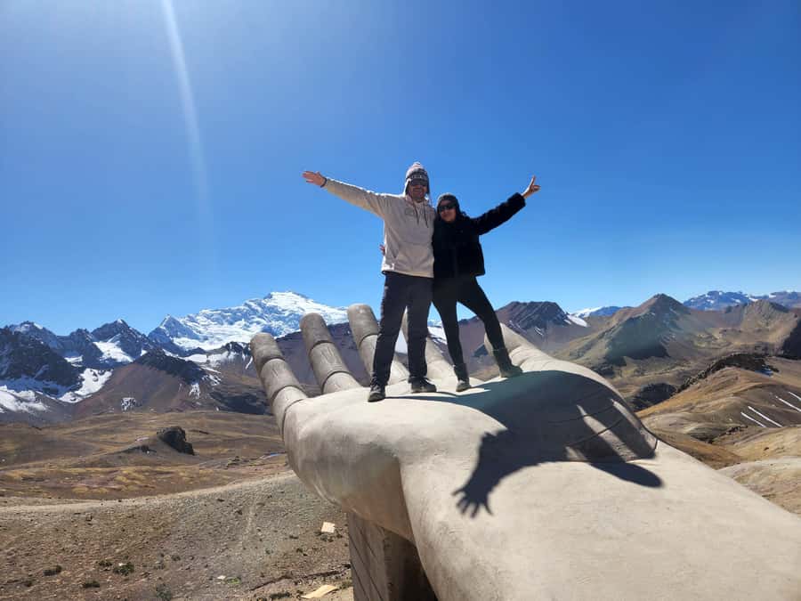 From Cusco: Full Day tour to Rainbow mountain and Red Valley - The 1.5-hour hike to Rainbow Mountain