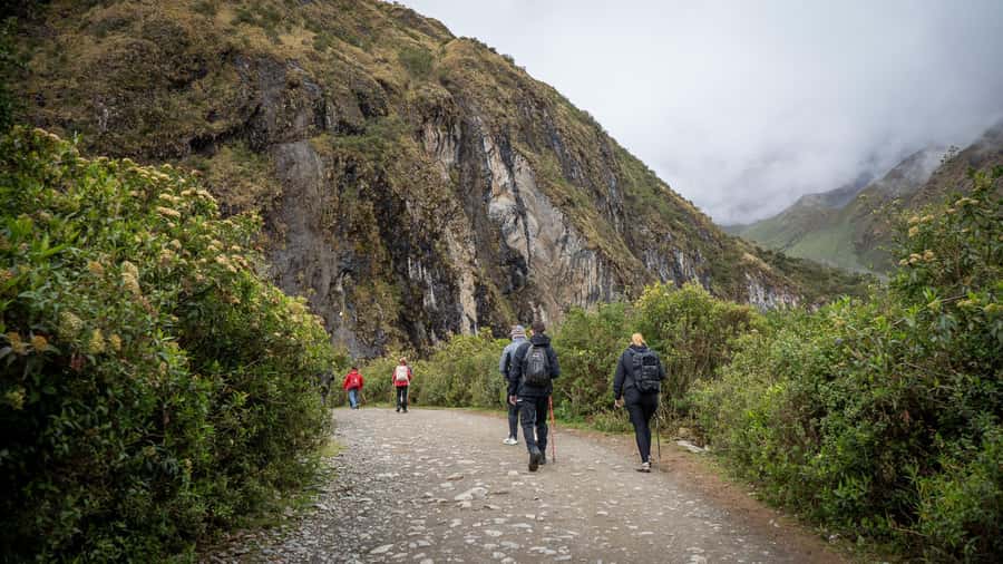 From Cusco: Humantay Lake Tour - The return walk, lunch, and ride back to Cusco