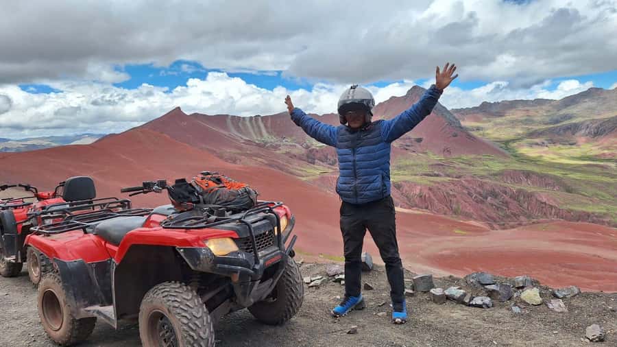 From Cusco: Mountain of colors and red valley on ATVs - Breakfast in Cusipata after the first drive