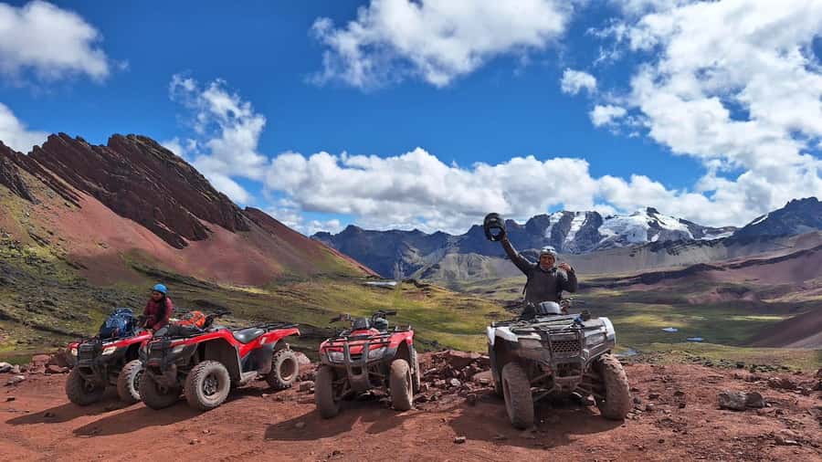 From Cusco: Mountain of colors and red valley on ATVs - The 3:30 AM pickup from Cusco