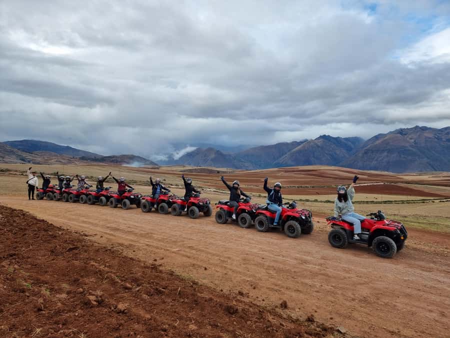 From Cusco: Quad bike tour Moray and Salt Mines - Riding through the Sacred Valley countryside