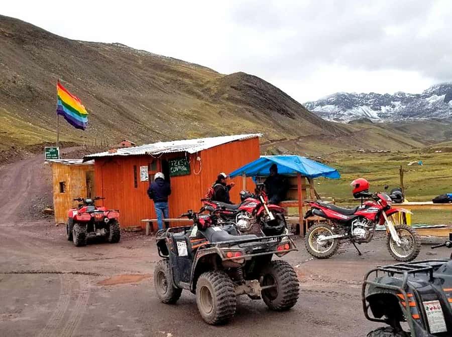 From Cusco: Rainbow Mountain in ATV Quad Bikes + meals - The real cost of a $77 day