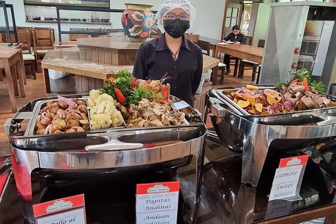 From Cusco: Sacred valley and Moray salt Mines - Urubamba supplies a quick buffet lunch