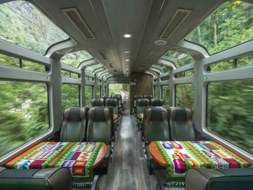 From Cusco: Sacred Valley & Machu Picchu 2-Day Tour by Train - Choosing between the regular train and Vistadome 360
