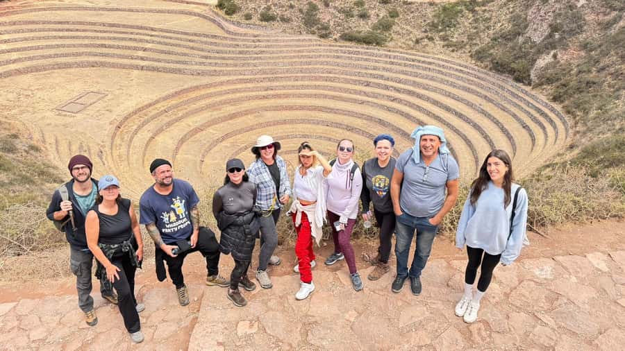 From Cusco: Sacred Valley & Maras Salt Mines with Lunch - Moray: Inca terraces with a strange, practical design