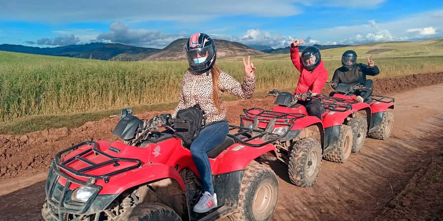 From Cuzco: Salt Mines and Moray Ruins ATV Adventure - The Cusco pickup and ride to basecamp