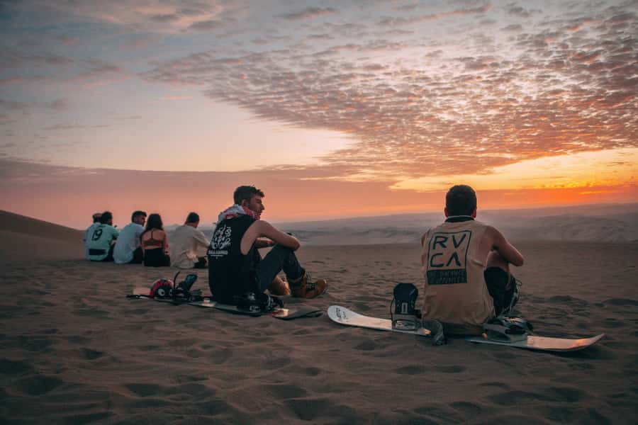 From Lima: Ballestas Islands and Huacachina Sunset Day Trip - Paracas: a quick breakfast break before the boat