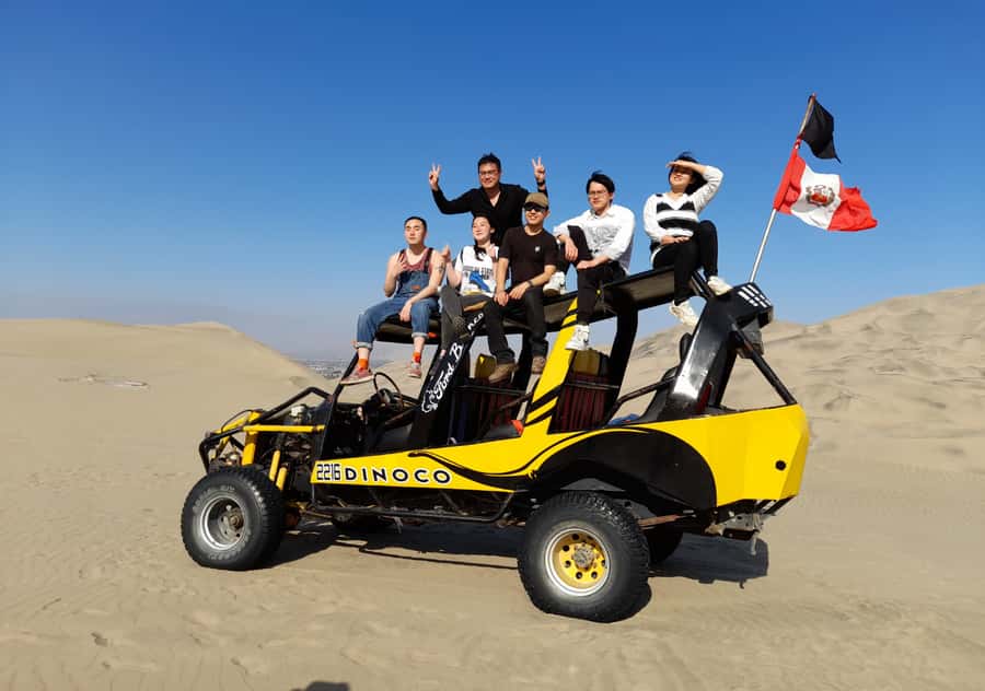 From Lima: Ballestas Islands, Huacachina with buggy Economic - Paracas and the Candelabro geoglyph
