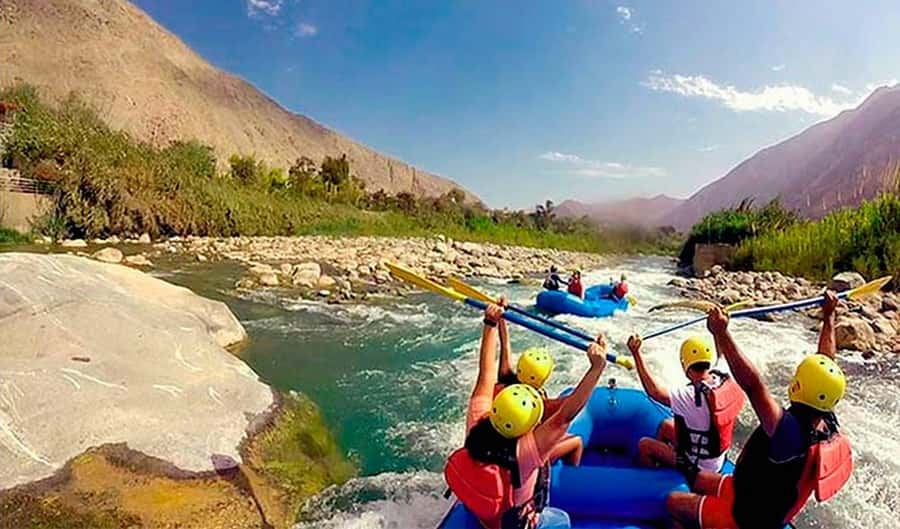 From Lima | Lunahuana River Rafting | Adventure in Canete - Cerro Azul Dock and the First Sea Views
